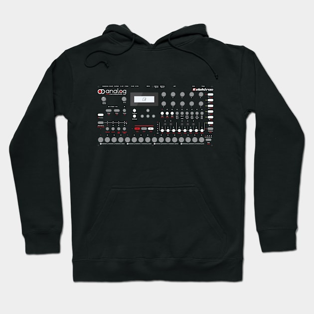 A4 Hoodie by Synthshirt